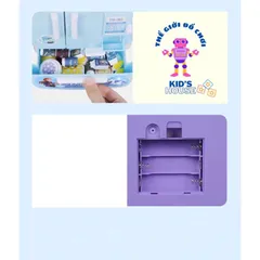 [SALE] Tủ lạnh đồ chơi mini cho bé kèm phụ kiện và búp bê có nhạc, đèn Tphcm