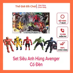 SET 5 siêu anh hùng Avenger có đèn TPHCM