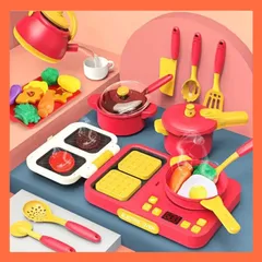 Đồ chơi nhà bếp Kaidilen 38 món kèm Bếp từ rán bánh - Hiệu ứng âm thanh như thật - thegioidochoi1104