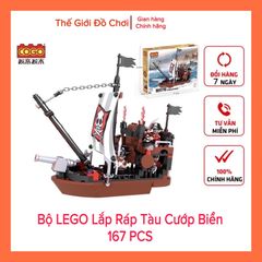 [HOT] Bộ Đồ Chơi Lego Lắp Ráp Tàu Cướp Biển Giá Rẻ TPHCM