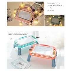 Đồ chơi bảng vẽ nam châm nhiều màu tự xoá cho bé có 3 tính năng để bảng tphcm