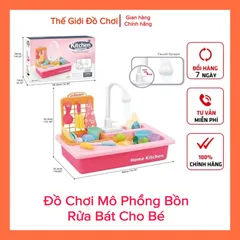 Đồ chơi bồn rửa chén bát cho bé cao cấp phát triển kỹ năng cho bé tphcm