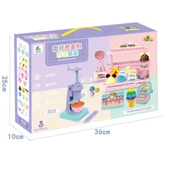 Đồ chơi đất nặn làm kem an toàn cho bé kèm máy làm kem, thegioidochoi1104