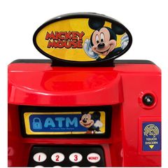 Két sắt ATM Mini cho bé hình Mickey có dấu vân tay và chế độ tự động tphcm