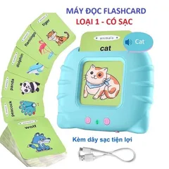 [Pin Sạc] Máy đọc thẻ Song Ngữ Anh - Việt cho bé gồm 112 thẻ 224 từ vựng 12 chủ đề Tphcm