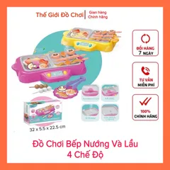 [HOT] Đồ chơi bếp nấu ăn hai ngăn cho bé 56 chi tiết có hơi nước kèm đèn và nhạc tphcm