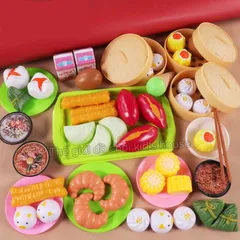Bộ Đồ Chơi Nấu Ăn Cho Bé 82 Chi Tiết, Đồ Chơi DimSum Giá Rẻ TpHCM