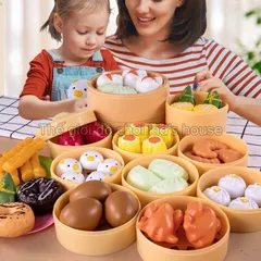 Bộ Đồ Chơi Nấu Ăn Cho Bé 82 Chi Tiết, Đồ Chơi DimSum Giá Rẻ TpHCM