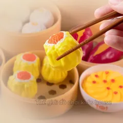 Bộ Đồ Chơi Nấu Ăn Cho Bé 82 Chi Tiết, Đồ Chơi DimSum Giá Rẻ TpHCM
