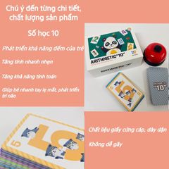 Bộ Đồ Chơi Phép Tính Học Toán Vui Nhộn Kèm Chuông - Đồ Chơi Giáo Dục Cho Trẻ Em Từ 3 Tuổi - Runcheng Toys