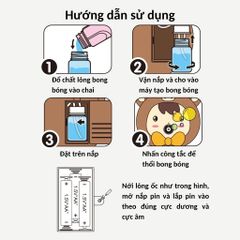 Máy Thổi Bong Bóng Hình Con Bò Cho Bé - Đồ Chơi Máy Ảnh Tạo Bong Bóng Xà Phòng Có Dây Đeo, Cho Trẻ Từ 3 Tuổi Trở Lên