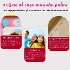 Bộ Đồ Chơi Nhà Bếp Bằng Gỗ - Dụng Cụ Nấu Ăn Nhập Vai Giúp Bé Phát Triển Trí Tuệ và Khả Năng Tư Duy, Màu Hồng Xinh Xắn