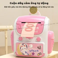 Máy rút tiền mini có mật khẩu và dấu vân tay, đèn soi đồ giả, Két sắt mini, ống heo tiết kiệm