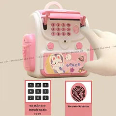 Máy rút tiền mini có mật khẩu và dấu vân tay, đèn soi đồ giả, Két sắt mini, ống heo tiết kiệm