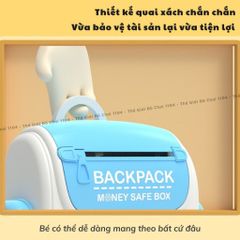 Máy rút tiền mini có mật khẩu và dấu vân tay, đèn soi đồ giả, Két sắt mini, ống heo tiết kiệm