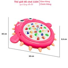 Đồ Chơi Câu Cá Điện 24 Con Bàn Xoay Có Nhạc - Đồ Chơi Phát Triển Trí Tuệ Cho Bé 3 Tuổi, Tương Tác Gia Đình, Hứng Thú!