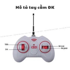 Xe hơi mui trần điều khiển từ xa chở búp bê, dùng pin sạc, điều khiển 4 chiều 1:18