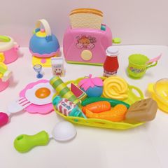 Đồ Chơi Cắt Bánh Sinh Nhật 21 Chi Tiết - Bộ Đồ Chơi Nấu Ăn Cho Bé Gái, Giá Rẻ, Phát Triển Kỹ Năng Sáng Tạo
