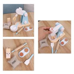 Đồ Chơi Máy Pha Cà Phê Bằng Gỗ - Quầy Nước Thẻ Nhỏ Tương Tác - Đồ Chơi Nấu Ăn An Toàn Cho Trẻ Em 3 Tuổi Trở Lên