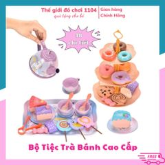 Bộ đồ chơi trà bánh Pony 48 chi tiết - Set tiệc trà đồ chơi ấm chén an toàn cho bé, hình ngựa Pony nhiều màu sắc tạo hứng thú cho trẻ.