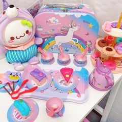 Bộ đồ chơi trà bánh Pony 48 chi tiết - Set tiệc trà đồ chơi ấm chén an toàn cho bé, hình ngựa Pony nhiều màu sắc tạo hứng thú cho trẻ.