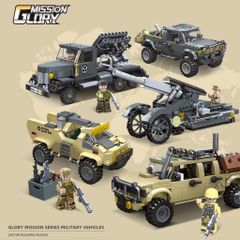 Đồ Chơi Lắp Ráp Lego Xe Quân Sự 314 Mảnh Ghép - Mô Hình Xếp Hình Cho Bé Từ 6 Tuổi - Phát Triển Tư Duy và Kỹ Năng Sáng Tạo