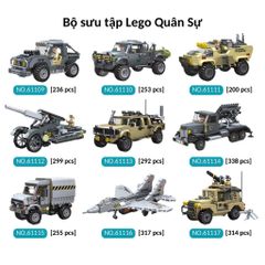 Đồ Chơi Lắp Ráp Lego Xe Quân Sự 314 Mảnh Ghép - Mô Hình Xếp Hình Cho Bé Từ 6 Tuổi - Phát Triển Tư Duy và Kỹ Năng Sáng Tạo
