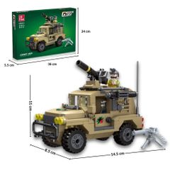Đồ Chơi Lắp Ráp Lego Xe Quân Sự 314 Mảnh Ghép - Mô Hình Xếp Hình Cho Bé Từ 6 Tuổi - Phát Triển Tư Duy và Kỹ Năng Sáng Tạo