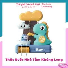 Đồ chơi nhà tắm khủng long phun nước thác nước khủng long nước chảy tự động