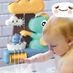 Đồ chơi nhà tắm khủng long phun nước thác nước khủng long nước chảy tự động