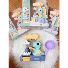 Đồ chơi nhà tắm khủng long phun nước thác nước khủng long nước chảy tự động