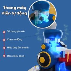 Bãi đậu xe 3 tầng có nhạc và đèn cho bé - Đồ chơi đường đua ô tô và tàu hỏa an toàn, nhiều màu sắc, kích thích tư duy và phản xạ.