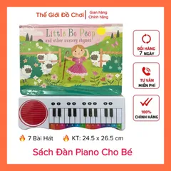 [HOT] Sách đàn Piano cho bé giúp bé vừa học vừa chơi có 7 bài hát phát triển trí tuệ cho bé tphcm