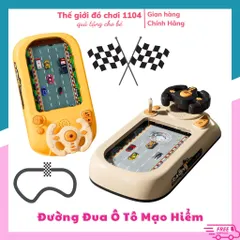 Đồ chơi đường đua ô tô cho bé màn hình chuyển động kèm hiệu ứng tăng tốc