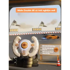 Đồ chơi đường đua ô tô cho bé màn hình chuyển động kèm hiệu ứng tăng tốc