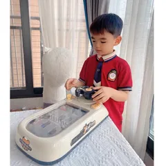 Đồ chơi đường đua ô tô cho bé màn hình chuyển động kèm hiệu ứng tăng tốc