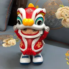 Đồ chơi cậu bé múa lân biết đi, phát nhạc, đồ chơi phát triển trí tuệ, dành cho trẻ sơ sinh