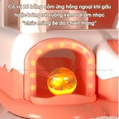 Máy gắp thú Thỏ tinh nghịch giá rẻ size to, có thời gian/nhạc/đèn, đồ chơi gắp gấu mini