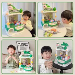 Máy gắp thú Thỏ tinh nghịch giá rẻ size to, có thời gian/nhạc/đèn, đồ chơi gắp gấu mini