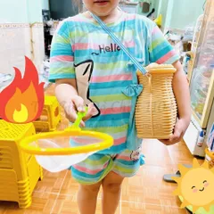 Đồ Chơi Câu Cá Kèm Giỏ Đựng - Bộ 14 Chi Tiết Với 2 Cần Câu Nam Châm Cho Trẻ Em - Trò Chơi Giải Trí Học Tập