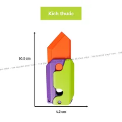 Dao cà rốt trọng lực 3D giá rẻ đồ chơi vô tri