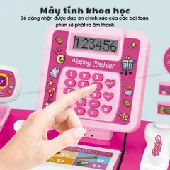 Đồ chơi bán hàng siêu thị, có quầy thu ngân, xe đẩy siêu thị, đồ chơi máy tính tiền