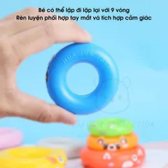 Trò Chơi Thảy Vòng Cho Bé - Đồ Chơi Ném Vòng Chất Liệu Nhựa Cao Cấp, Họa Tiết Dễ Thương, Phát Triển Kỹ Năng 3 Tuổi Trở Lên