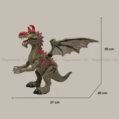 Đồ chơi Khủng Long đẻ trứng, có cánh, biết đi, có đèn, kêu grầm grừ