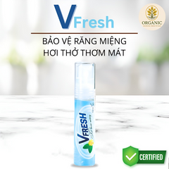 Xịt thơm miệng Vfresh Thảo Mộc Bạc Hà - Giải Pháp Hơi Thở Tươi Mát, Tự Tin Giao Tiếp Mọi Lúc Mọi Nơi
