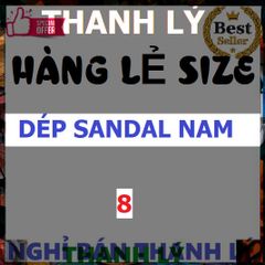 ⭐ ⭐ ⭐ (HÀNG LẺ SIZE - số 8 ) Dép quai ngang, quai chéo , Sandal NAM mới đẹp còn ít lẻ size các mã ,hàng tồn xả hàng nhan