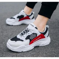 Giày Thể Thao Sneaker Nam G22 Trắng-Đỏ, Phong Cách Trẻ Trung, Chất Da, Size 39-44 - Sự Lựa Chọn Tuyệt Vời Cho Nam Giới
