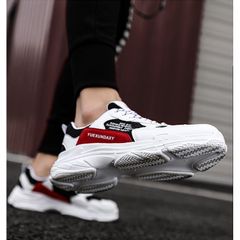 Giày Thể Thao Sneaker Nam G22 Trắng-Đỏ, Phong Cách Trẻ Trung, Chất Da, Size 39-44 - Sự Lựa Chọn Tuyệt Vời Cho Nam Giới