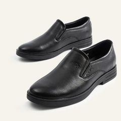 Giày da nam bò cao cấp - Đế cao su đúc nguyên khối, kiểu dáng thời trang công sở, đi học, đi chơi sang trọng, dễ phối đồ