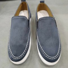 Giày Lười Nam Slip-on G17 Khâu Viền - Giày Vải Chống Trơn, Dễ Phối Đồ Cho Đi Học, Đi Chơi, Đi Làm